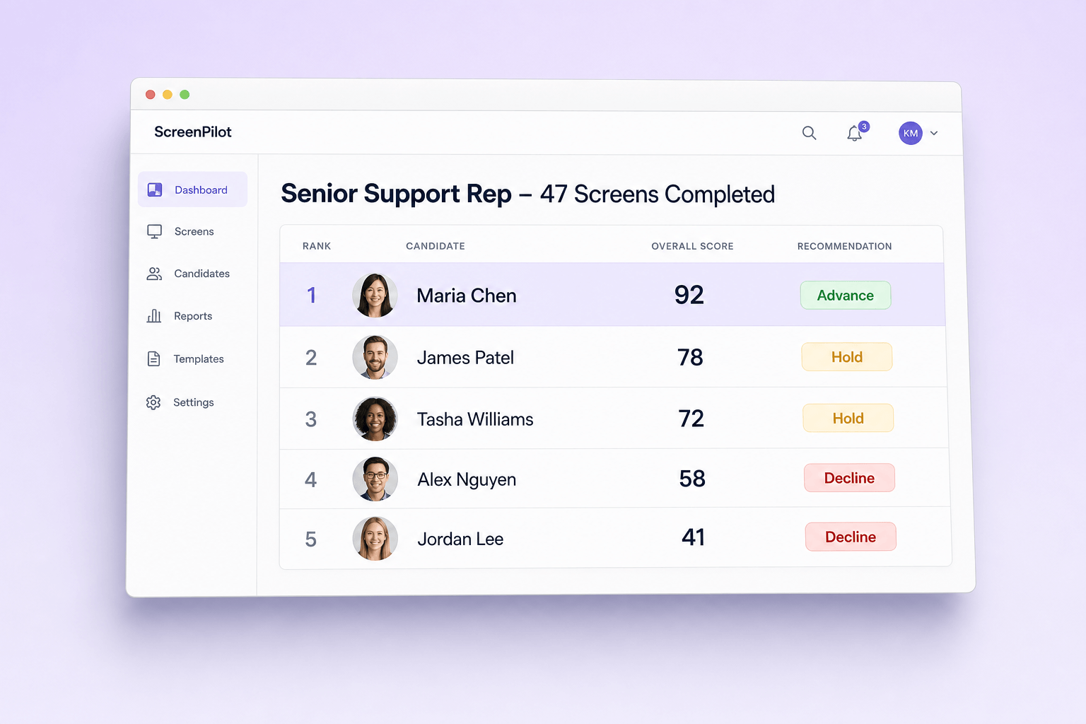 Brand and marketing-site concept board for ScreenPilot